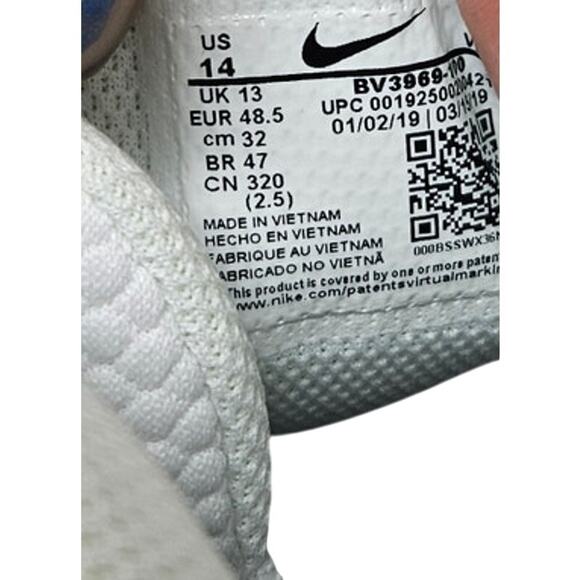 NEW no box or tags Nike 14 Force Savage 2 Cleats Football White Purple Sneaker